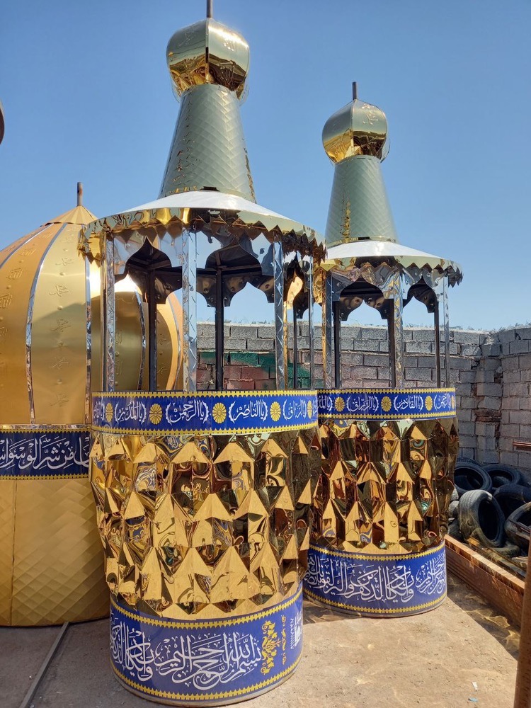 گلدسته مذهبی طراحی‌شده توسط محمد رسول‌الله